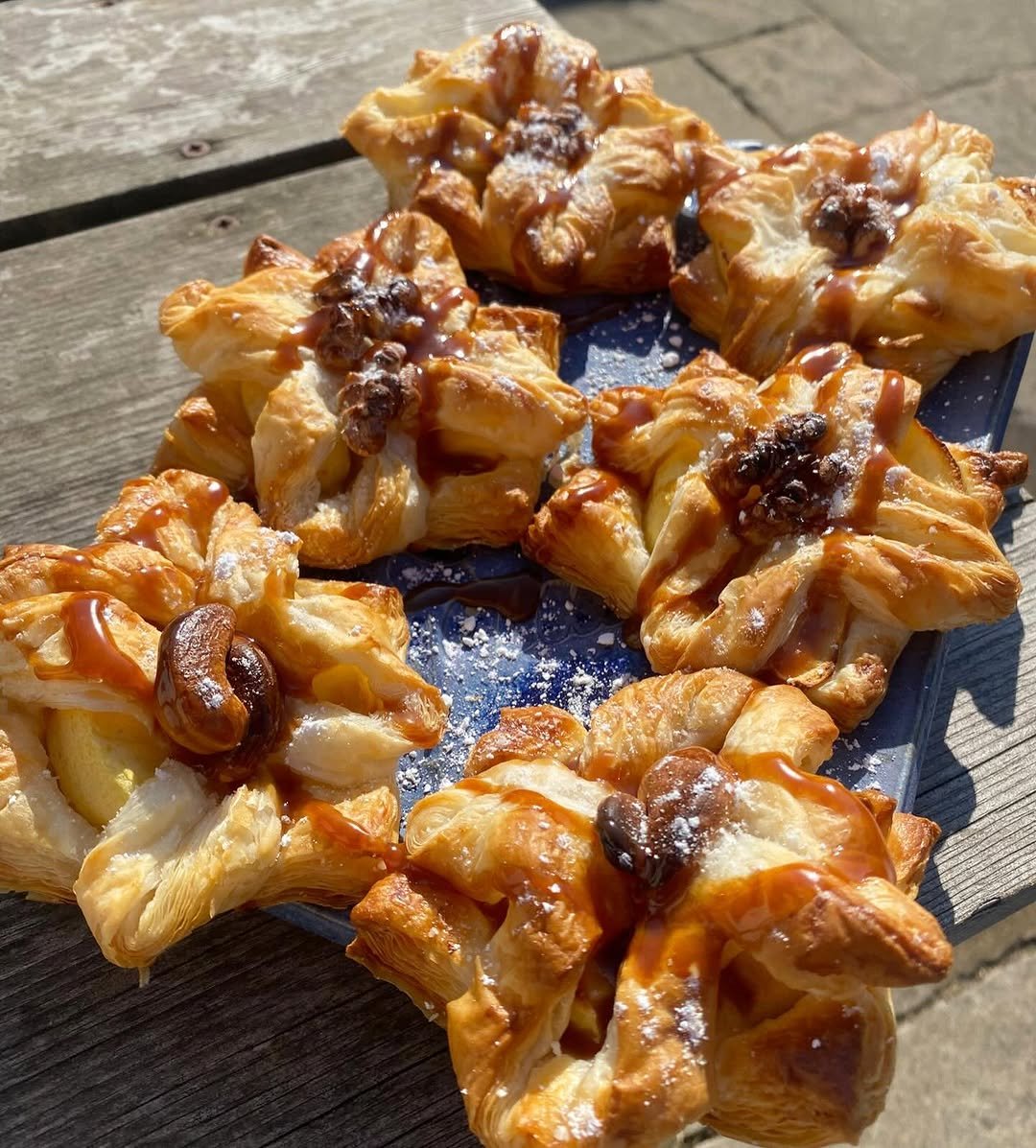 Apple and nut danish