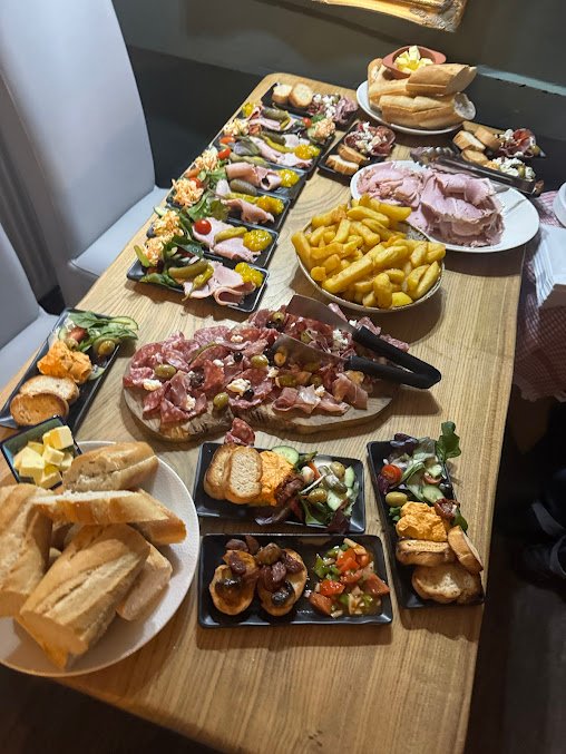 Bar nibbles spread